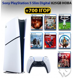 Sony PlayStation 5 Slim Digital 825GB БУ + 700 ігор